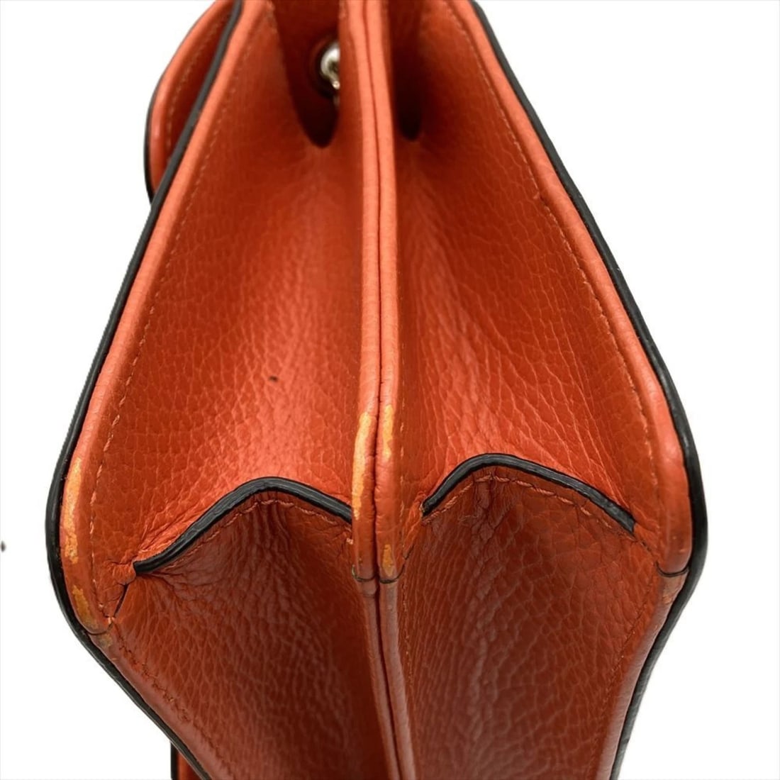 GUCCI INTERLOCKING G SHOULDER BAG ORANGE - 6