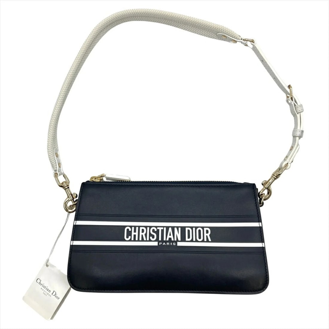 CHRISTIAN DIOR VIBE SHOULDER BAG CALFSKIN NAVY: Christian Dior Vibe Shoulder Bag Calfskin Navy Brand: Christian Dior Type/Style: Shoulder bag Material: Leather Color: Navy Size: (HxWxD) 12cm x 22cm x 4cm / 4.72inch x 8.66inch x 1.57inch Accesso