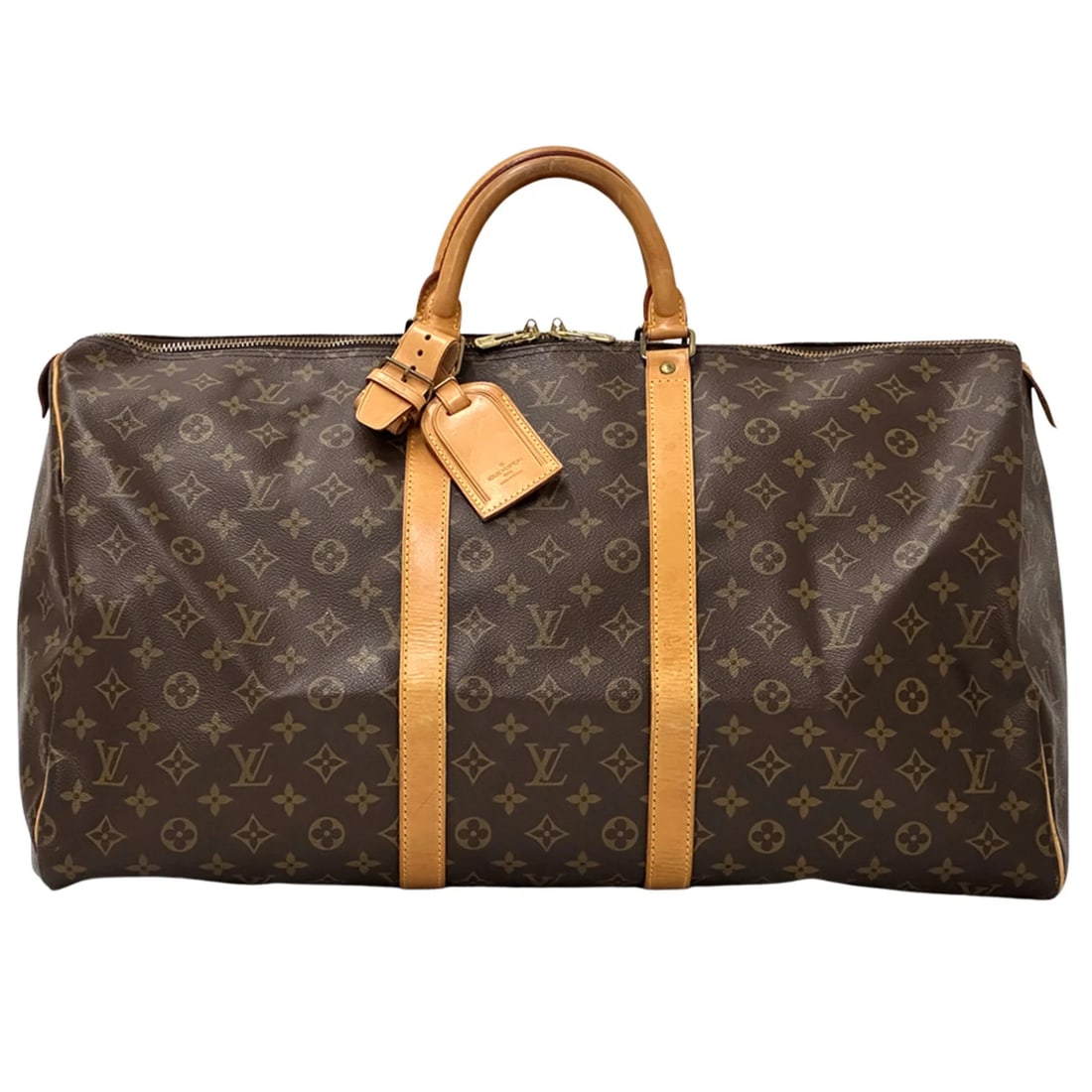 LOUIS VUITTON HANDBAG MONOGRAM: LOUIS VUITTON Handbag Monogram Brand: Louis Vuitton Type/Style: Boston bag, Handbag Material: Monogram Color: Brown, Monogram Size: (HxWxD) 30cm x 55cm x 25cm / 11.81inch x 21.65inch x 9.84inch Ac