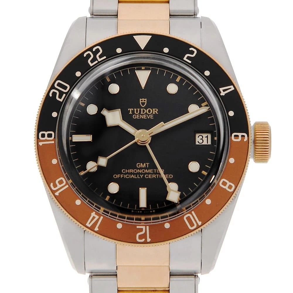 TUDOR HERITAGE BLACK WATCH: TUDOR Heritage Black Watch Brand: TUDOR Type/Style: Wrist watch Material: Band Material Stainless Steel/Yellow Gold, Case Material Stainless Steel/Yellow Gold Color: Dial colour Black Size: