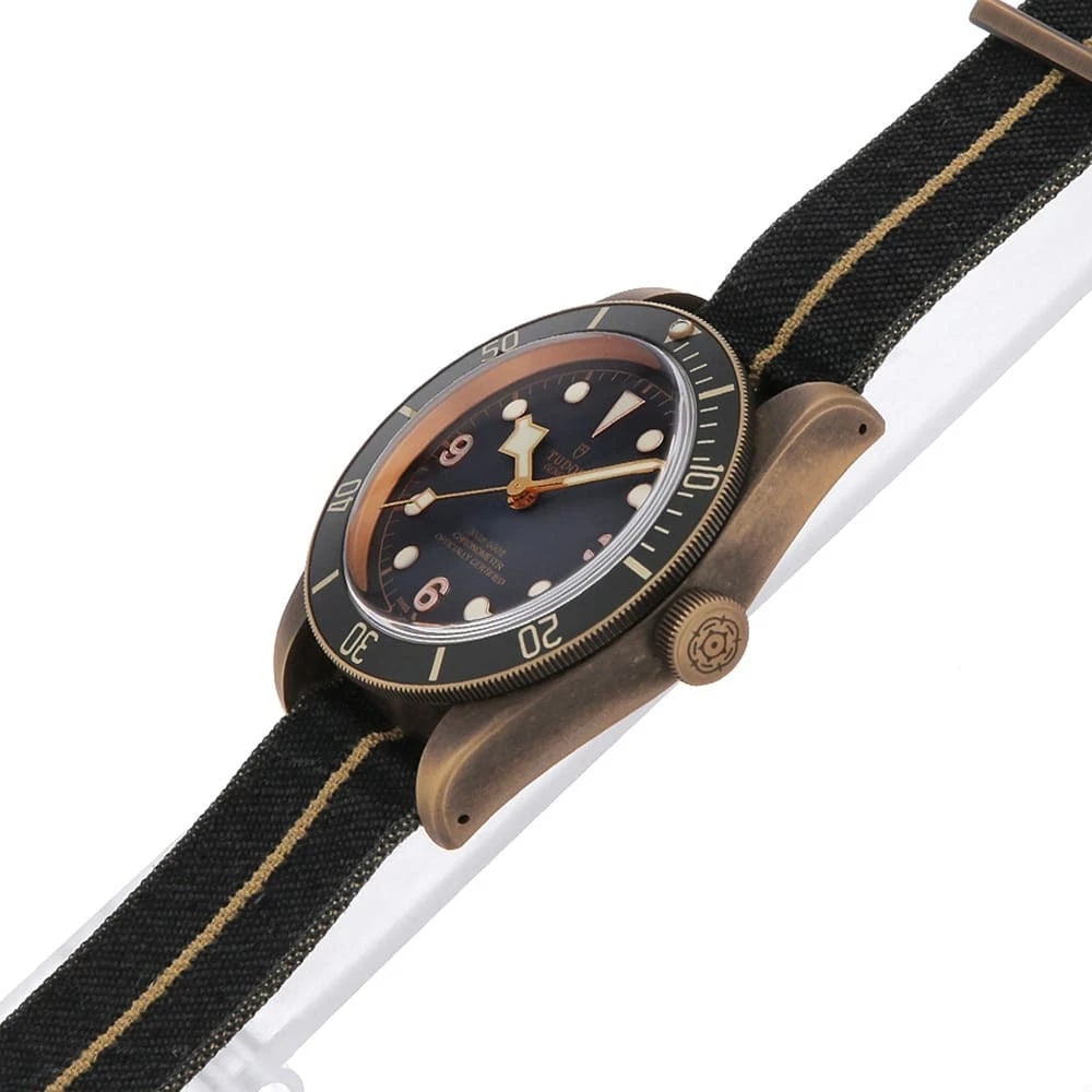 TUDOR BLACK BRONZE WATCH - 2