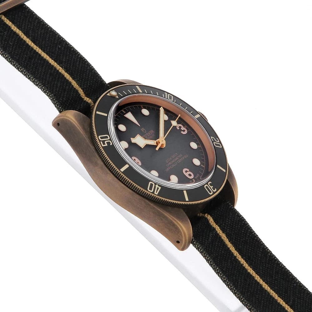 TUDOR BLACK BRONZE WATCH - 3