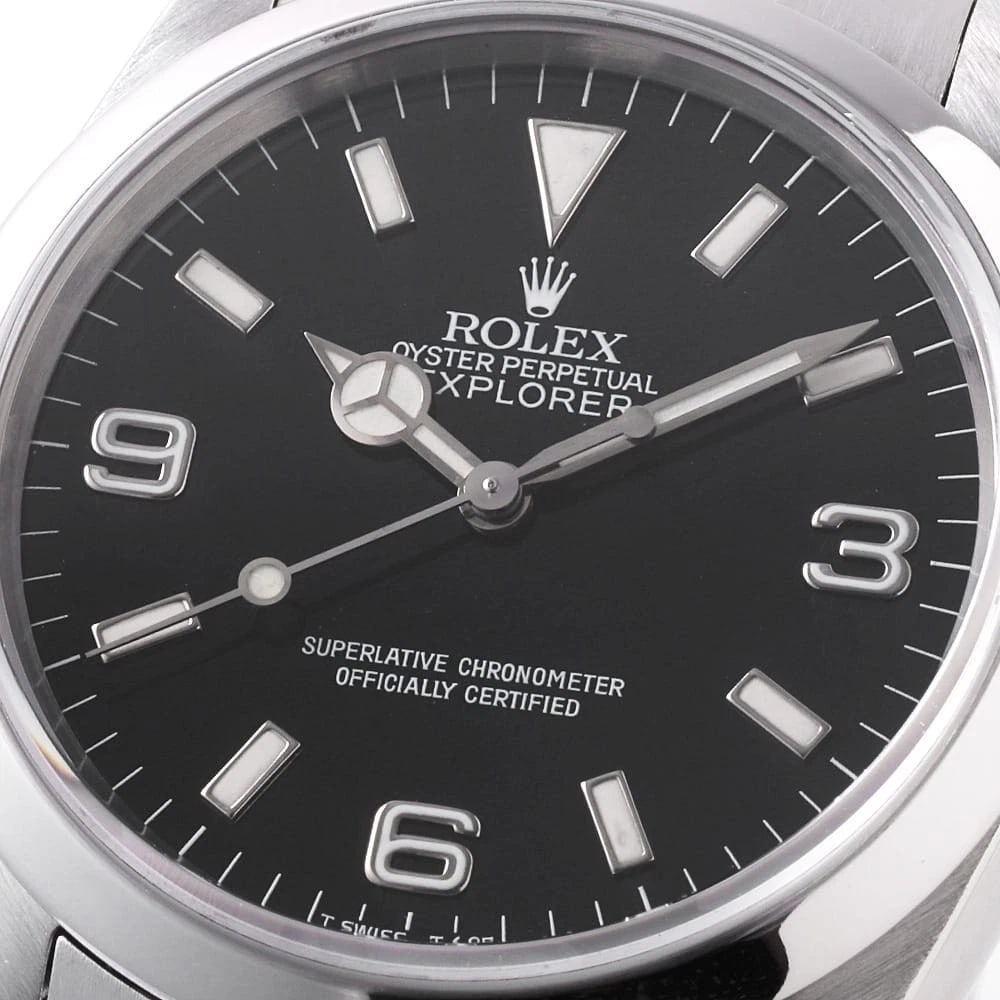 ROLEX EXPLORER BLACK WATCH - 4