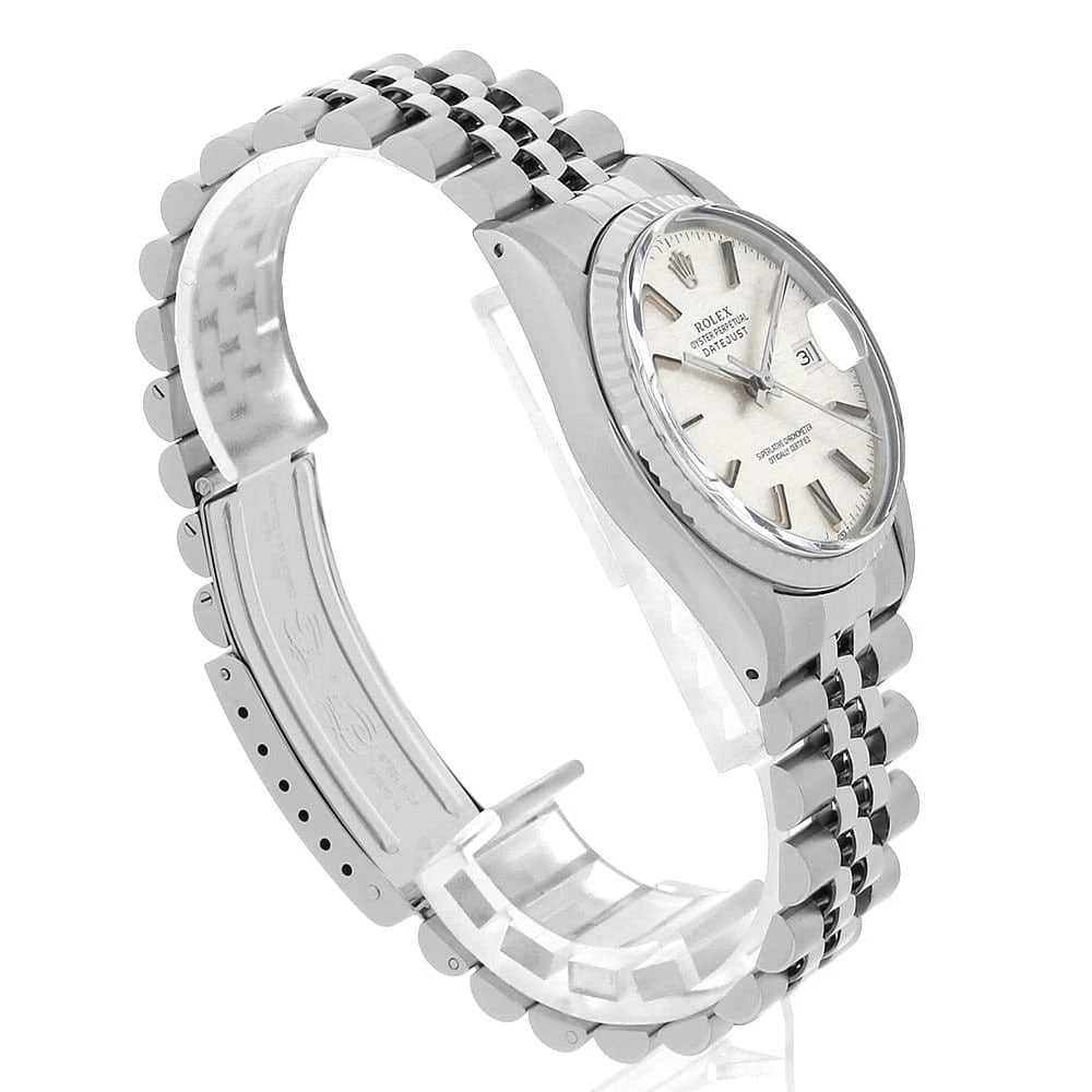 ROLEX DATEJUST SILVER WATCH - 2