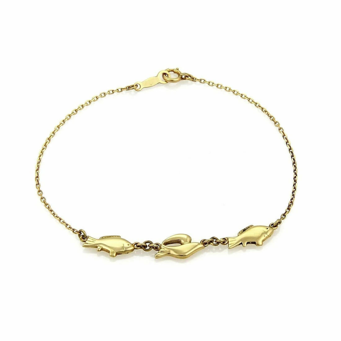 MIKIMOTO THREE 18K YELLOW GOLD CHAIN BRACELET: Mikimoto Three 18k Yellow Gold Chain Bracelet Brand: Mikimoto Type/Style: Bracelet Material: 18k yellow gold Color: yellow Size: Bracelet Length: Approximately 7inch Measurements: Approximately