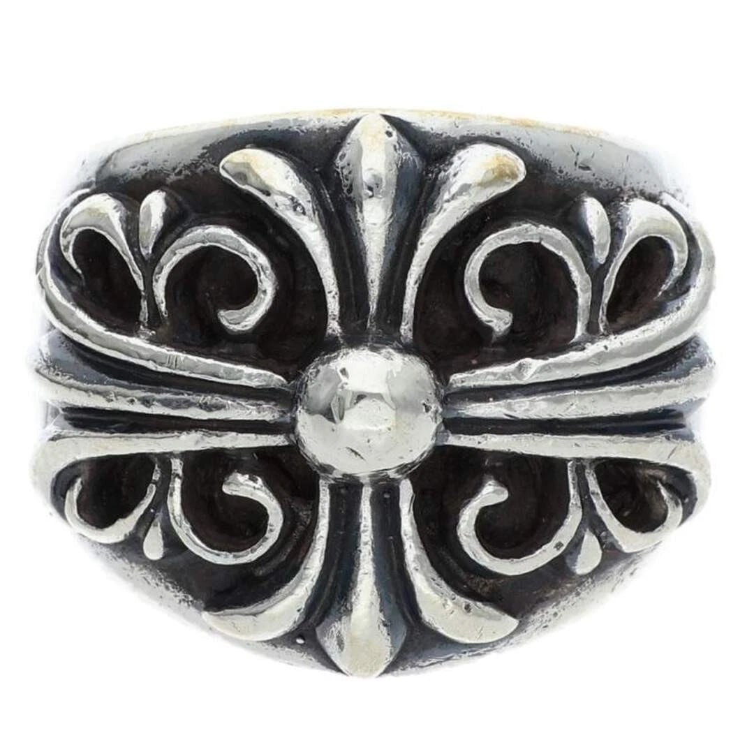 CHROME HEARTS KEEPER SILVER RING: Chrome Hearts KEEPER Silver Ring Brand: Chrome Hearts Type/Style: Ring Material: 925 Silver Color: silver Size: 9 US Accessories: None Accessories Notice: When purchasing pre-owned goods