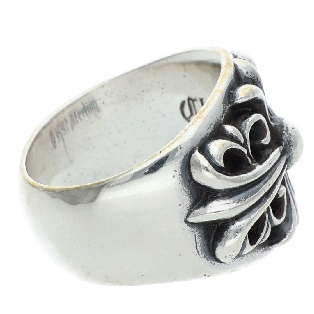 CHROME HEARTS KEEPER SILVER RING - 2