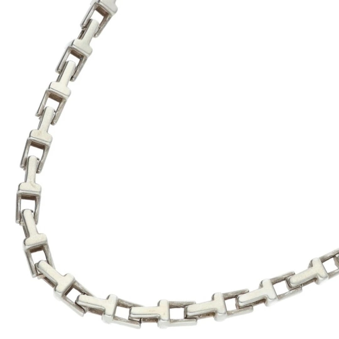 TIFFANY T CHAIN SILVER NECKLACE: Tiffany T Chain Silver Necklace Brand: Tiffany & Co. Type/Style: Necklace Material: 925 Silver Color: silver Size: total length 52cm Accessories: None Accessories Notice: When purchasing pre-owned