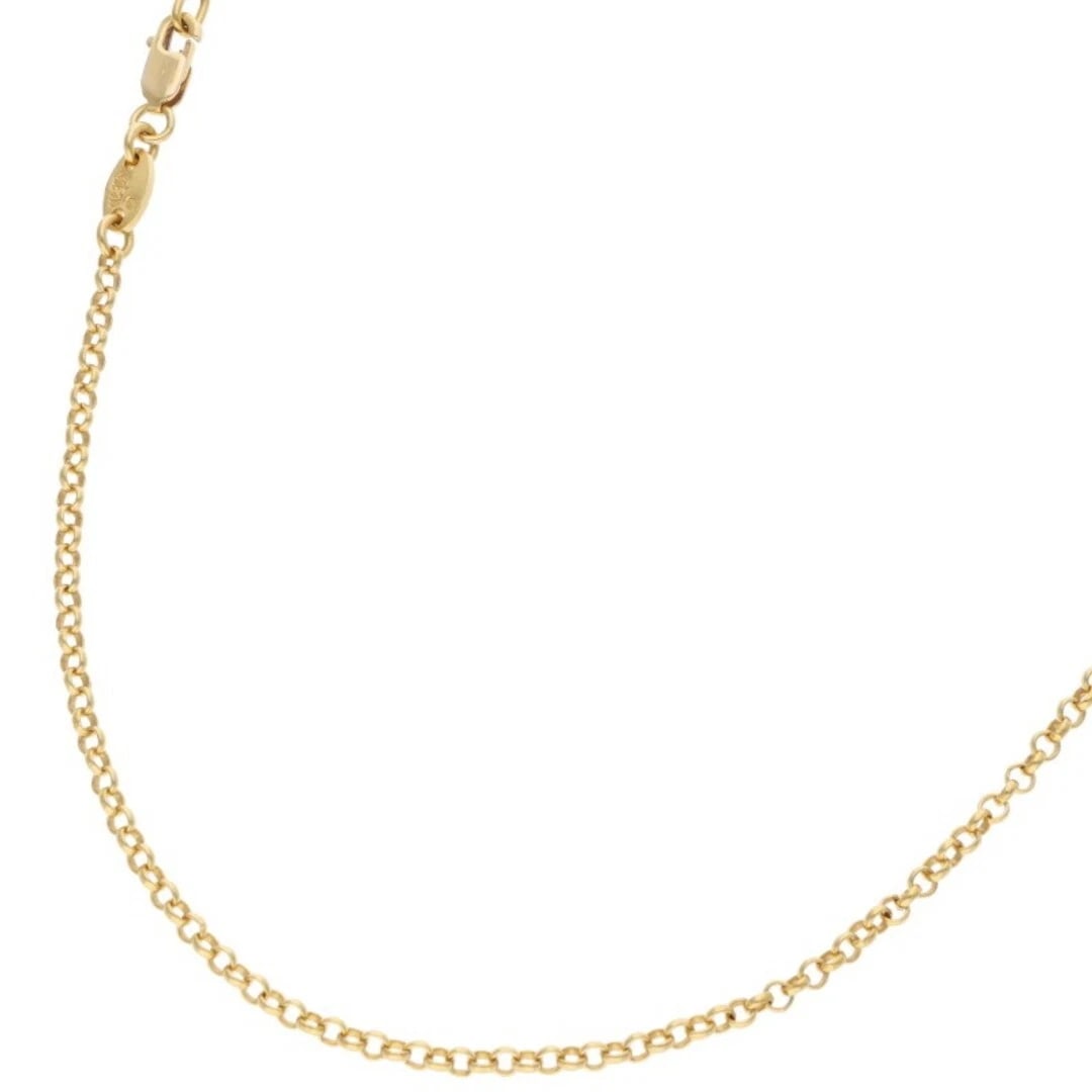 CHROME HEARTS NECKCHAIN ROLL CHAIN 16INCH GOLD NECKLACE: Chrome Hearts NECKCHAIN roll Chain 16inch Gold Necklace Brand: Chrome Hearts Type/Style: Necklace Material: 22K Yellow Gold Color: YG Size: total length 41.5cm Accessories: None Accessories Notice:
