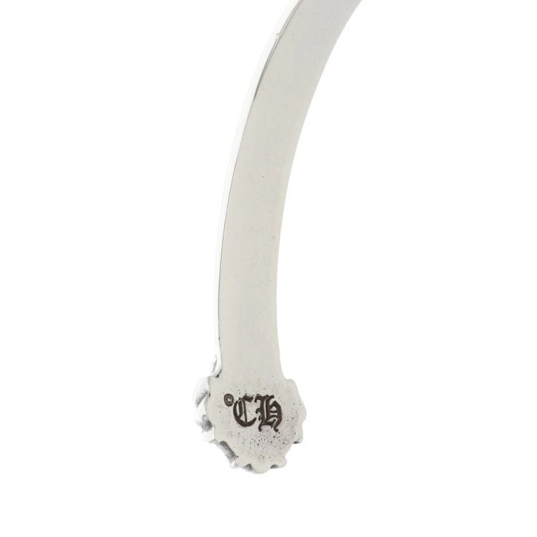 CHROME HEARTS BANGLE PLAIN SILVER BRACELET - 2
