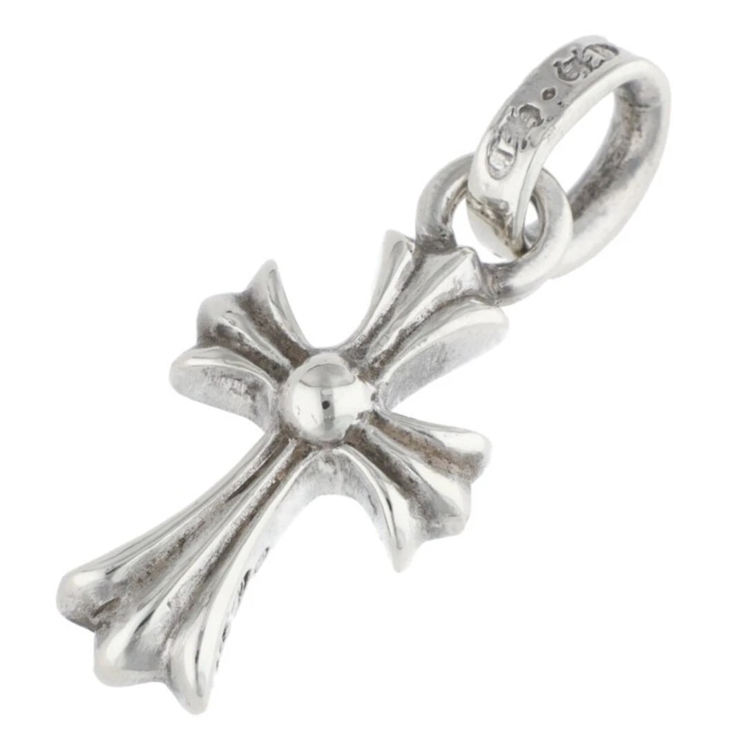 CHROME HEARTS CRS BBYFAT BABY FAT CHARM SILVER NECKLACE TOP: Chrome Hearts CRS BBYFAT Baby Fat Charm Silver Necklace Top Brand: Chrome Hearts Type/Style: Necklace Material: 925 Silver Color: silver Size: vertical 2.4cm Accessories: None Accessories Notice:
