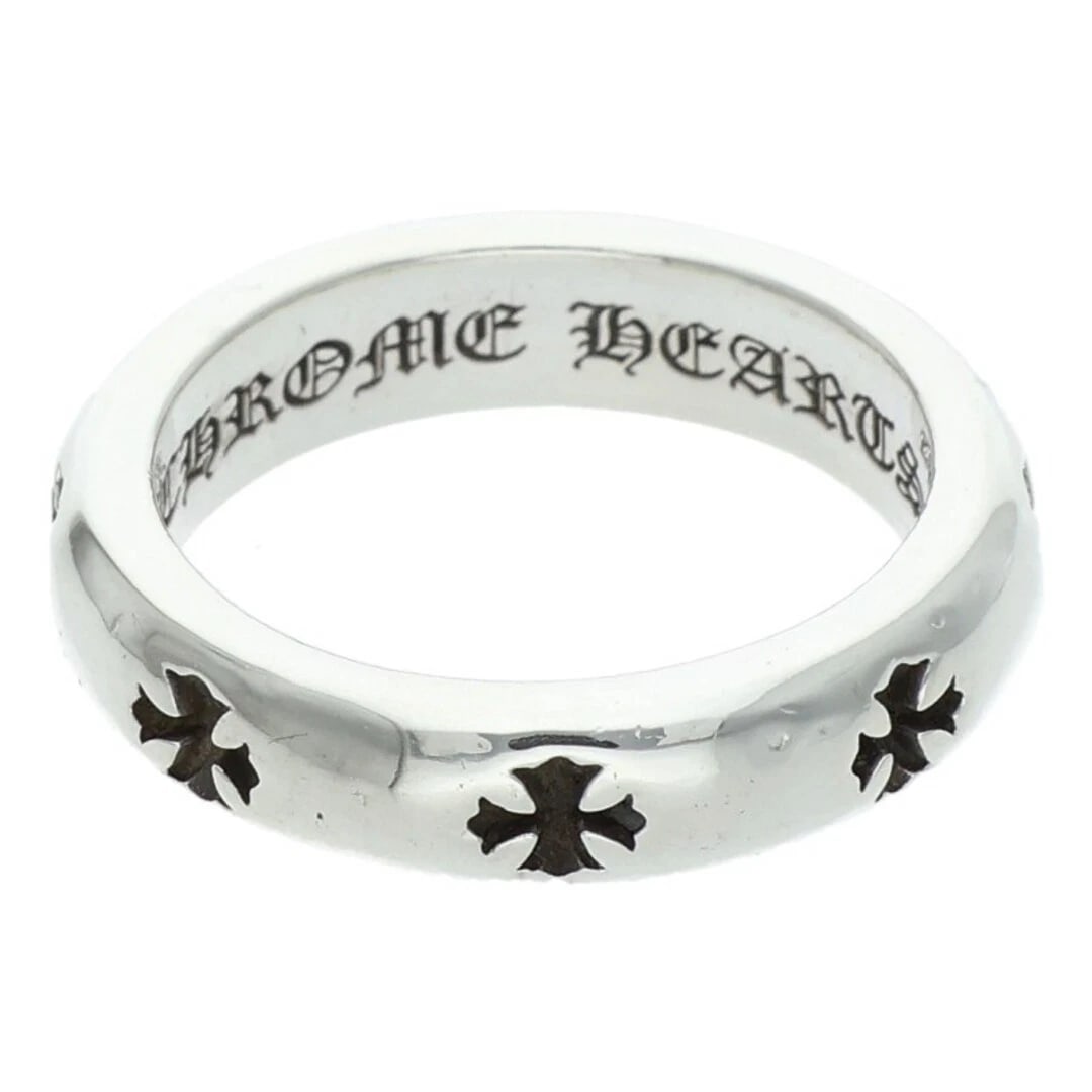 CHROME HEARTS NEGATIVE CH PLUS SILVER RING: Chrome Hearts Negative Ch Plus Silver Ring Brand: Chrome Hearts Type/Style: Ring Material: 925 Silver Color: silver Size: US Size 17.5 Accessories: None Accessories Notice: When purchasing pre-owned