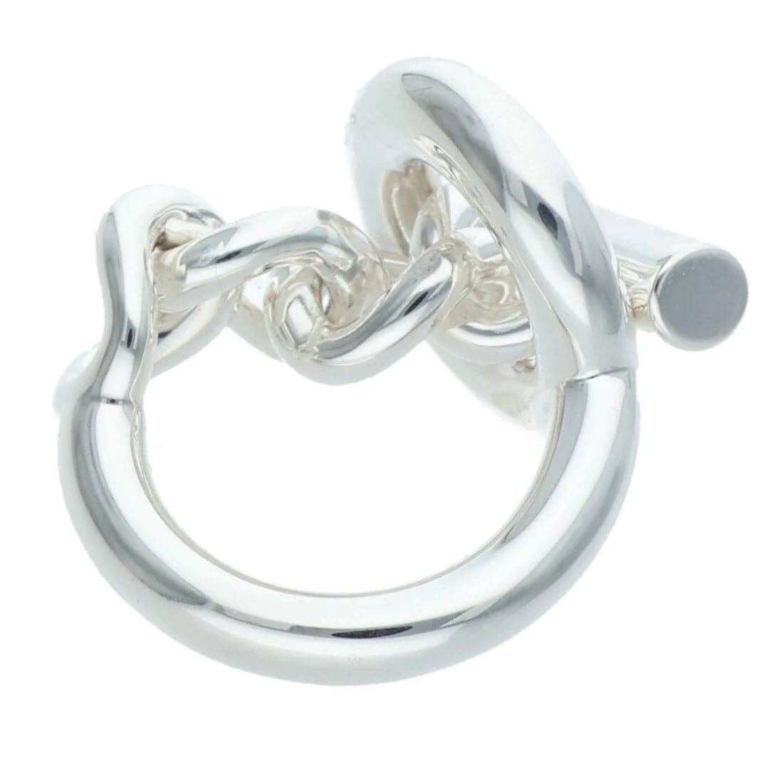 HERMES CROISETTE SILVER RING - 2