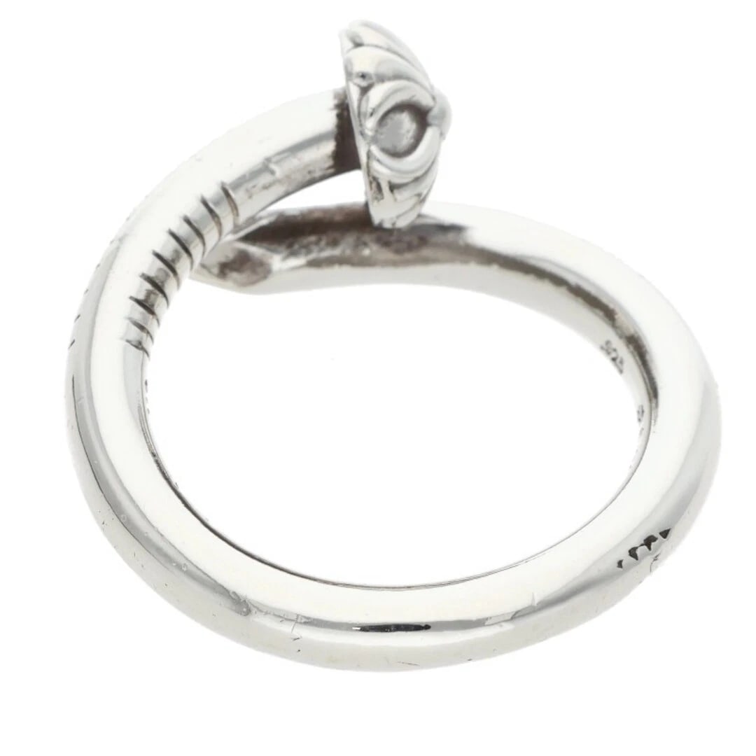 CHROME HEARTS CROSSBALL SILVER RING - 2