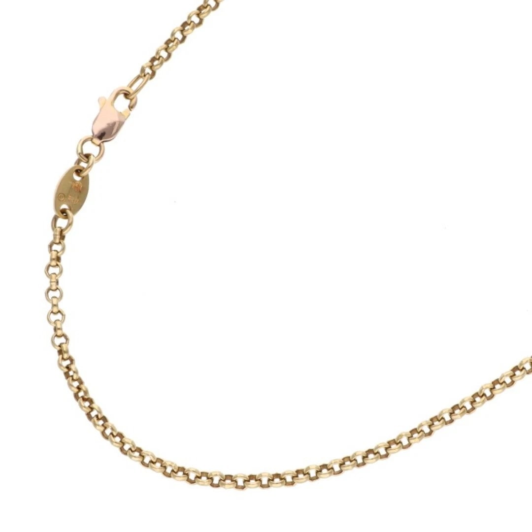 CHROME HEARTS NECKCHAIN ROLL CHAIN GOLD NECKLACE: Chrome Hearts NECKCHAIN roll Chain Gold Necklace Brand: Chrome Hearts Type/Style: Necklace Material: 22K Yellow Gold Color: YG Size: total length 41cm Accessories: None Accessories Notice: