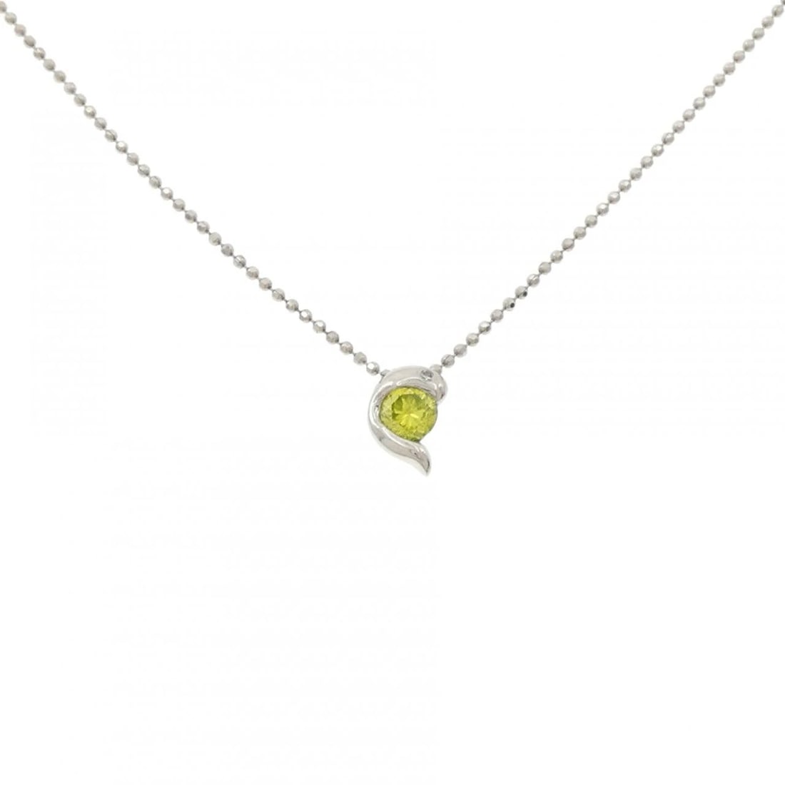 PT900/PT850 DIAMOND NECKLACE: PT900/PT850 Diamond Necklace Brand: Unbranded Type/Style: Diamond Necklace Material: PT900/PT850 Color: Size: Actual Size Pendant length approx. x width approx.: 7.8mmx5.8mm Chain maximum width
