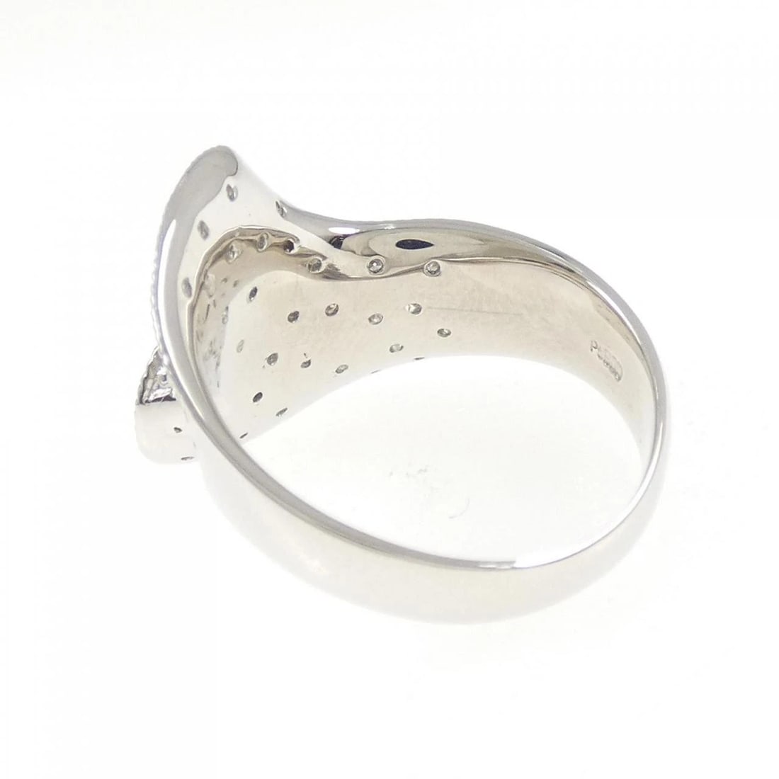 PT900 PAVE DIAMOND RING - 3