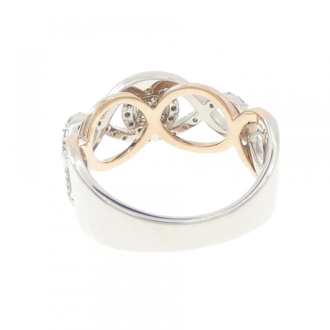 PT900/K18PG DIAMOND RING - 3