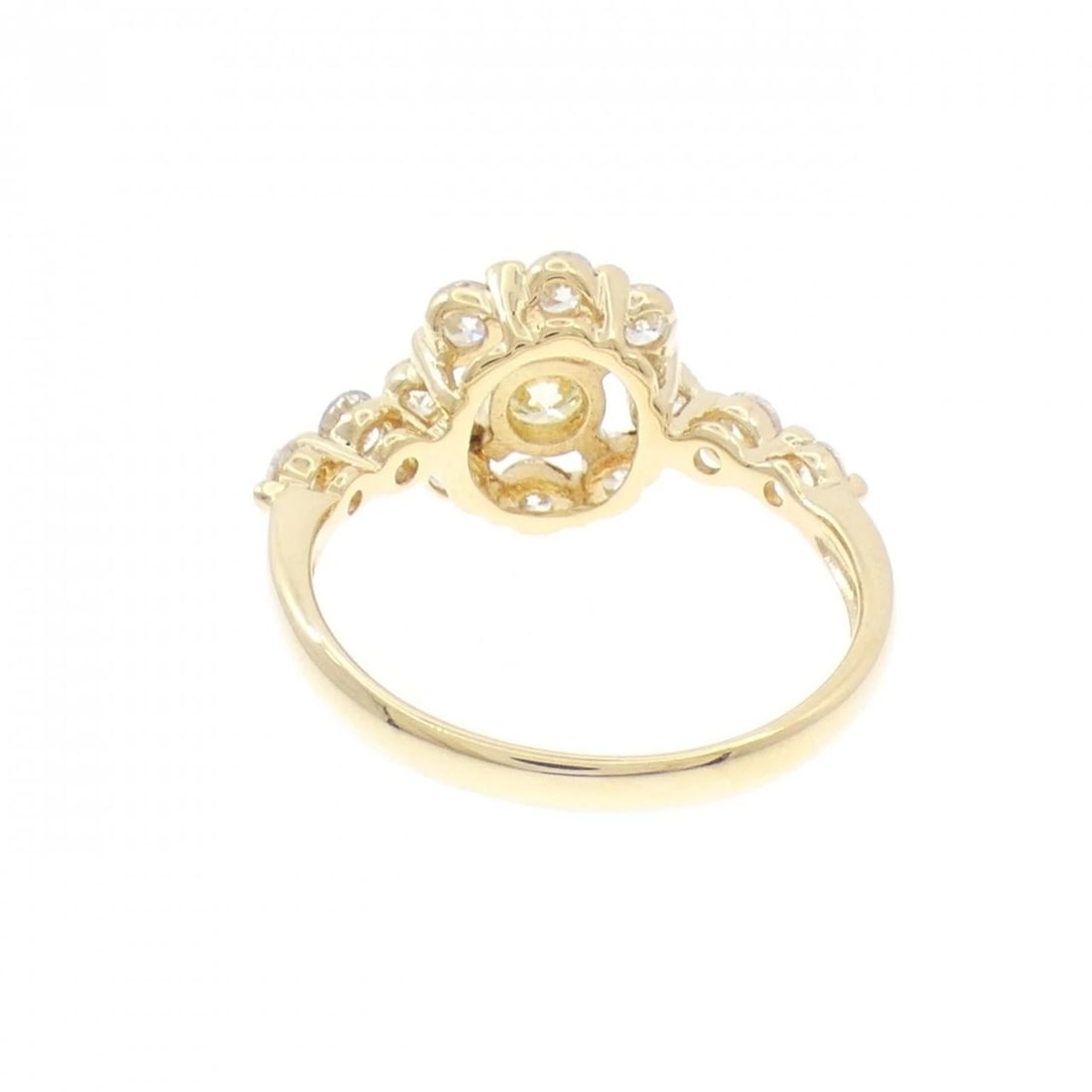 K18YG DIAMOND RING - 3