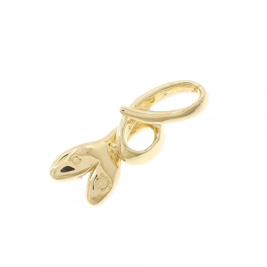 K18YG SNAKE RUBY PENDANT - 2