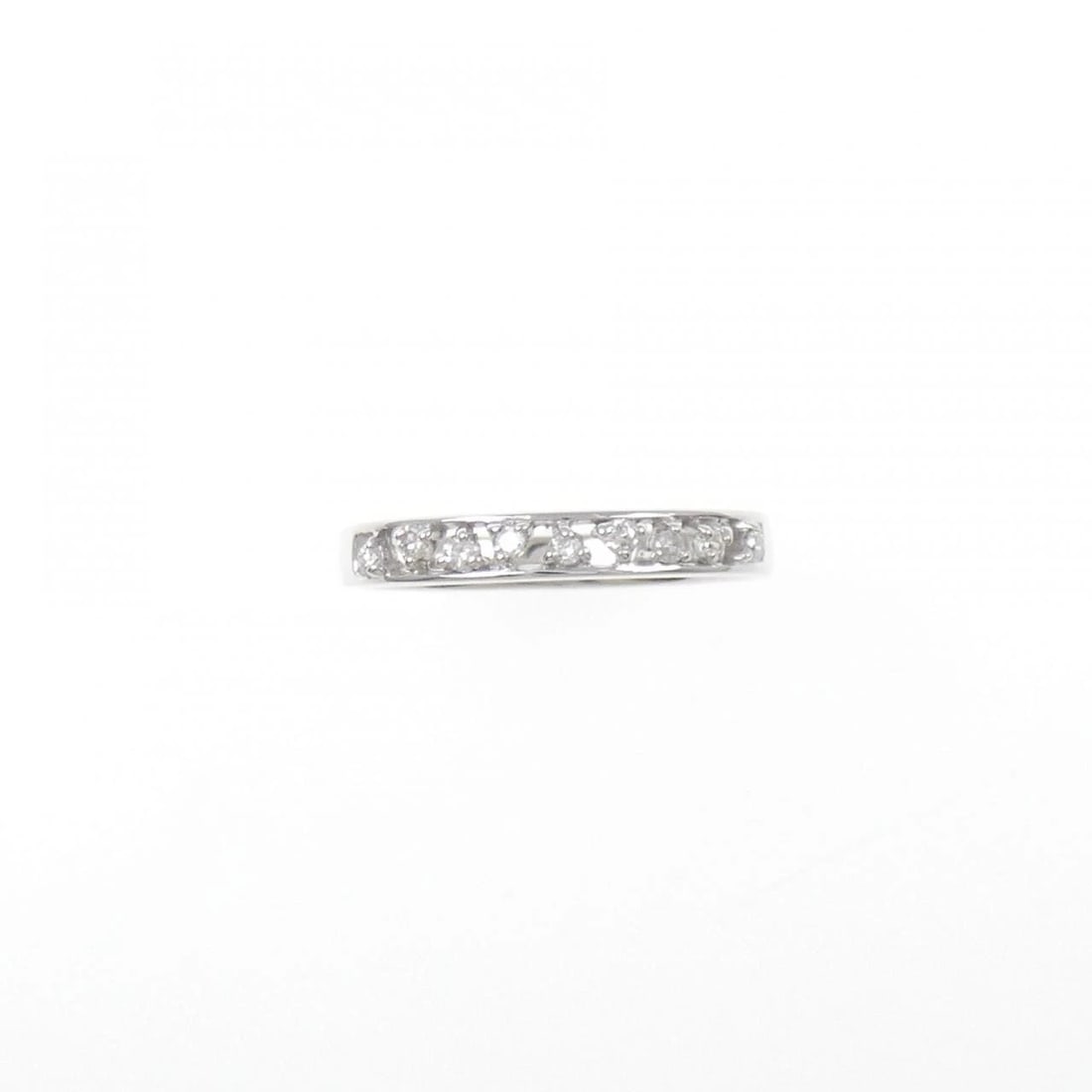 K18WG DIAMOND RING - 2
