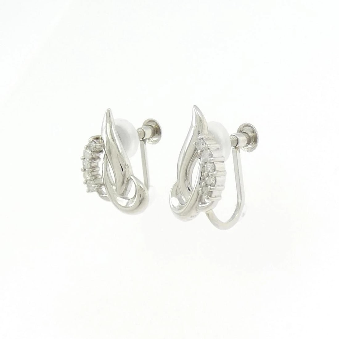 PT900 DIAMOND EARRING - 2