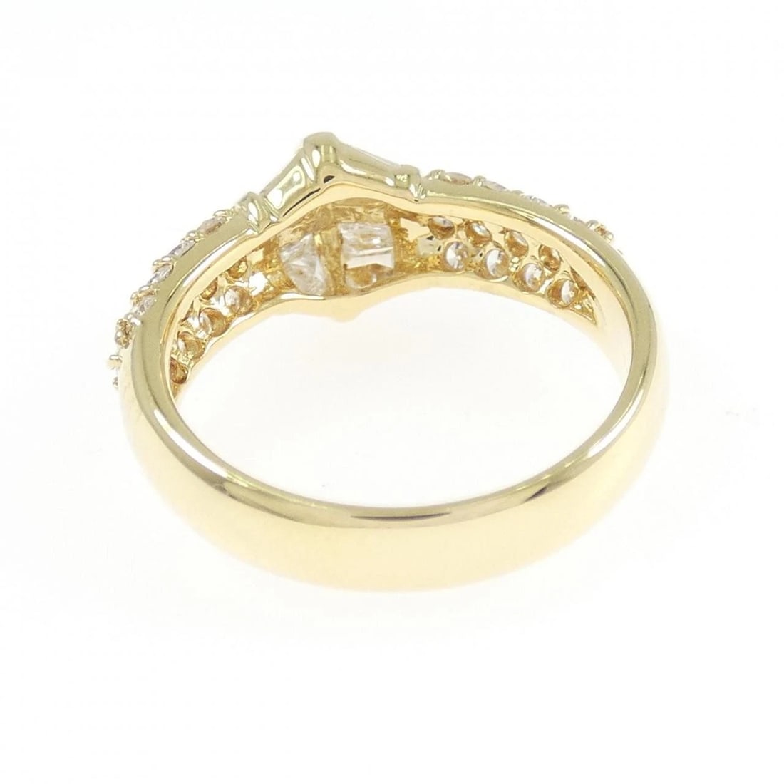 K18YG DIAMOND RING - 3
