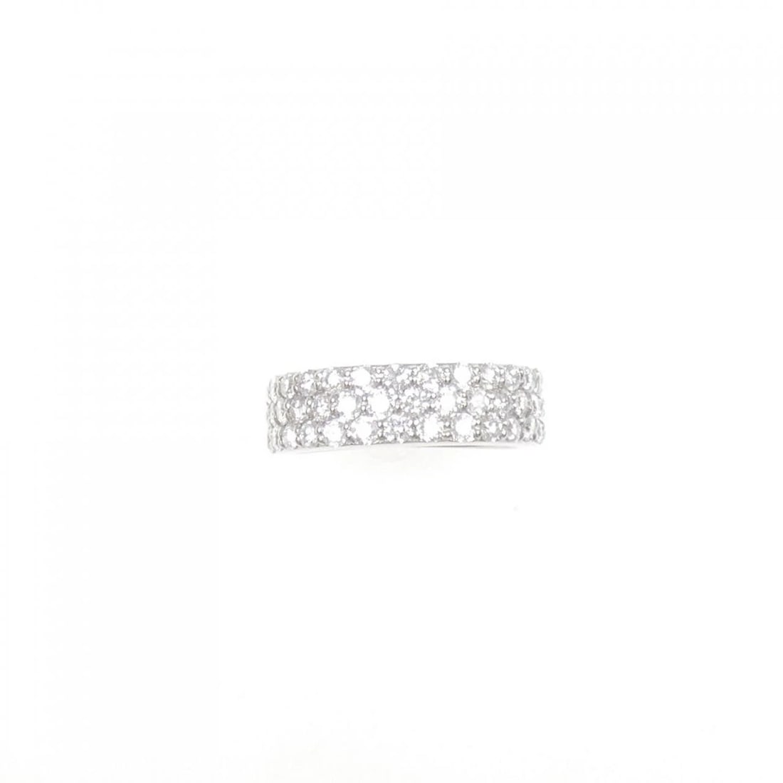 PT900 PAVE DIAMOND RING - 2