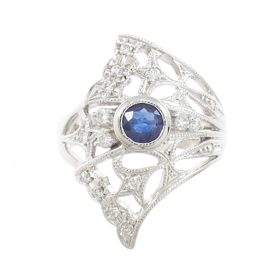 PT900 SAPPHIRE RING - 2