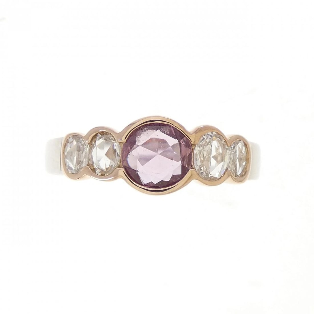 PT900/K18PG SAPPHIRE RING - 2