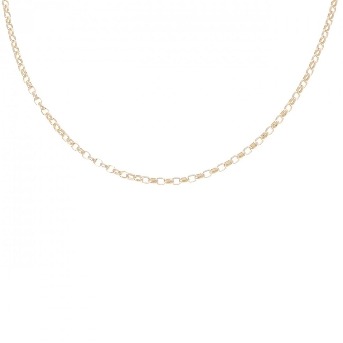 K18YG NECKLACE: K18YG Necklace Brand: Unbranded Type/Style: Necklace Material: K18YG Color: YG Size: Actual Size Chain maximum width approx.: 2.3mm Size 55cm Accessories: None Accessories Notice: When purchasing