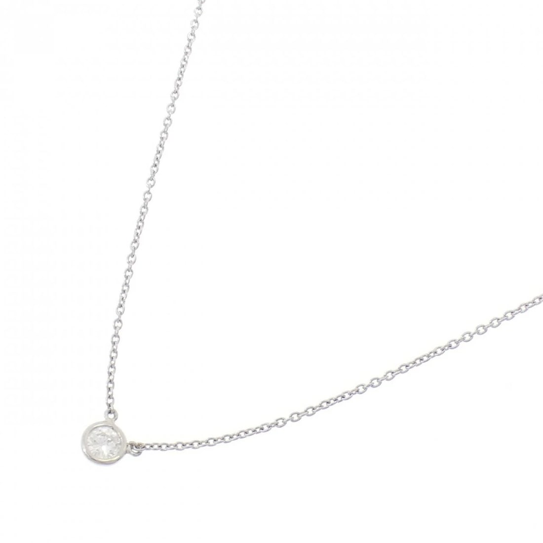 PT850 SOLITAIRE DIAMOND NECKLACE - 2
