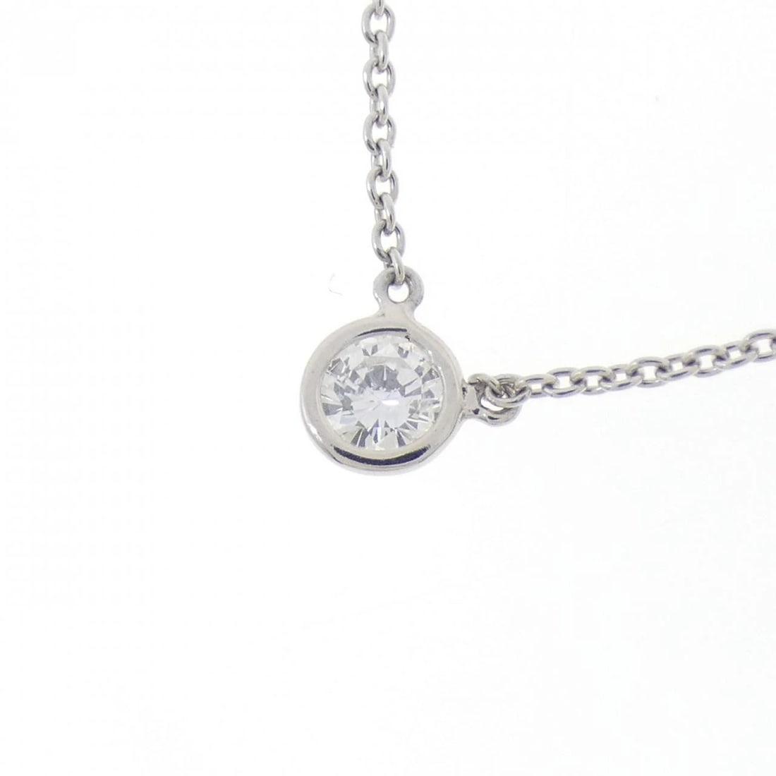 PT850 SOLITAIRE DIAMOND NECKLACE - 3
