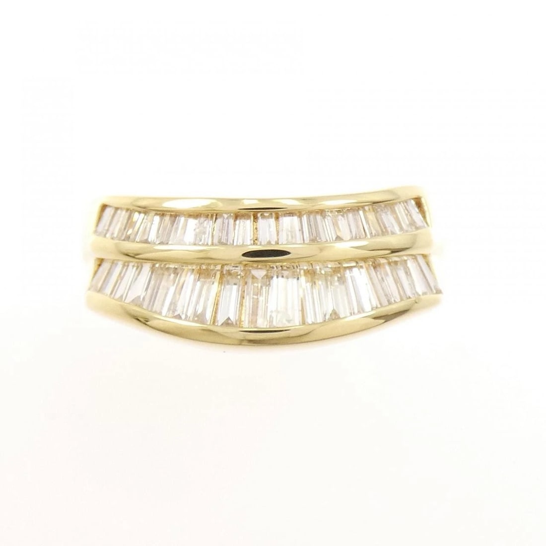 K18YG DIAMOND RING - 2