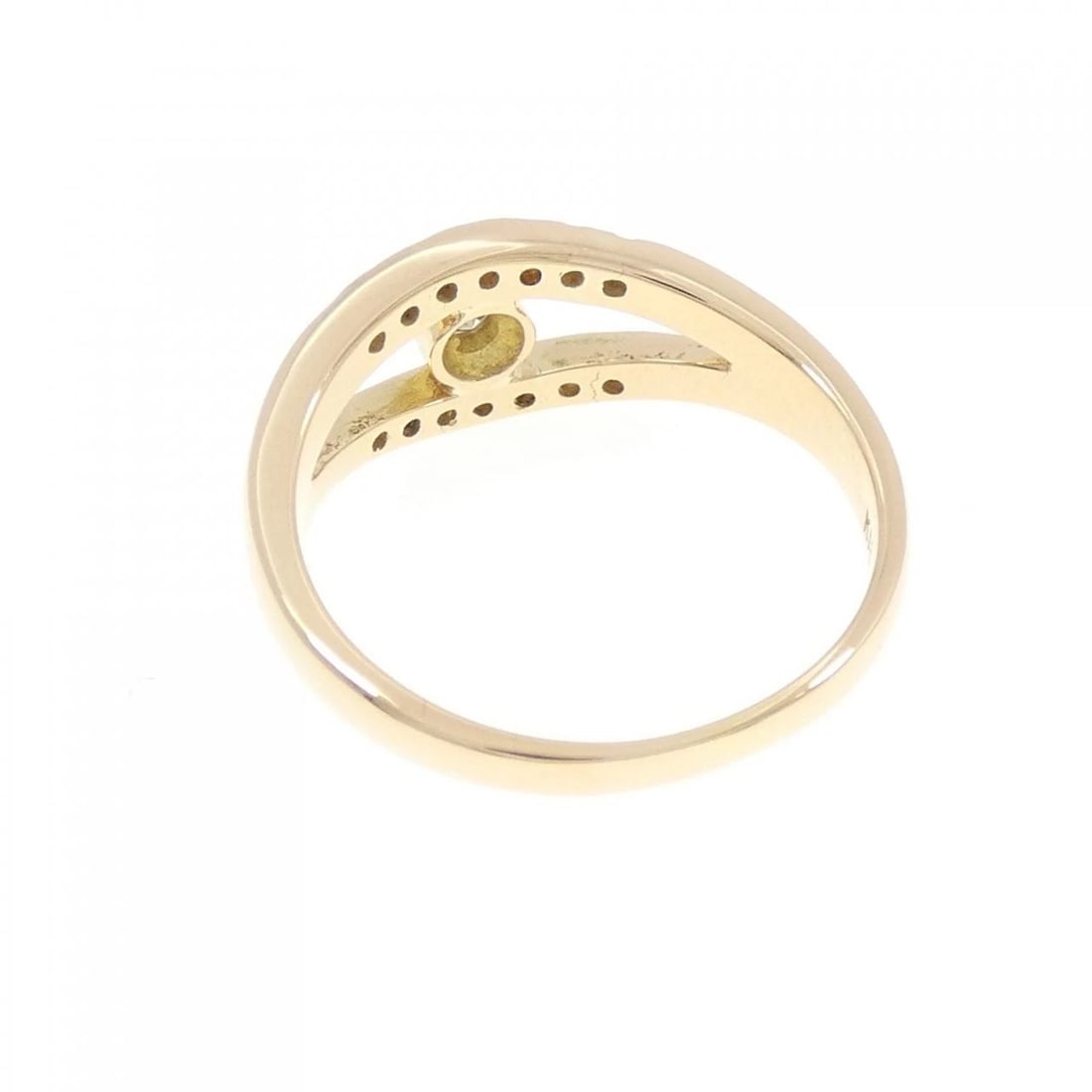 K18YG DIAMOND RING - 2