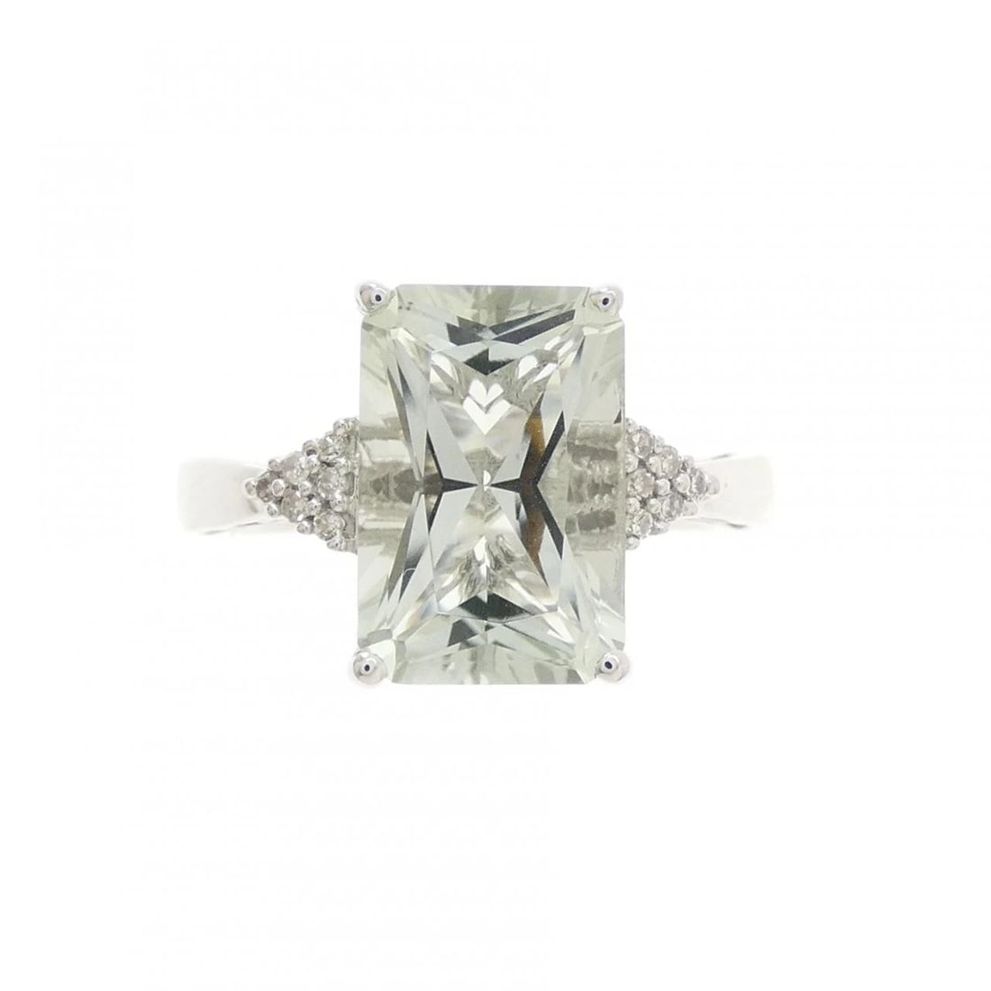K18WG QUARTZ RING - 2