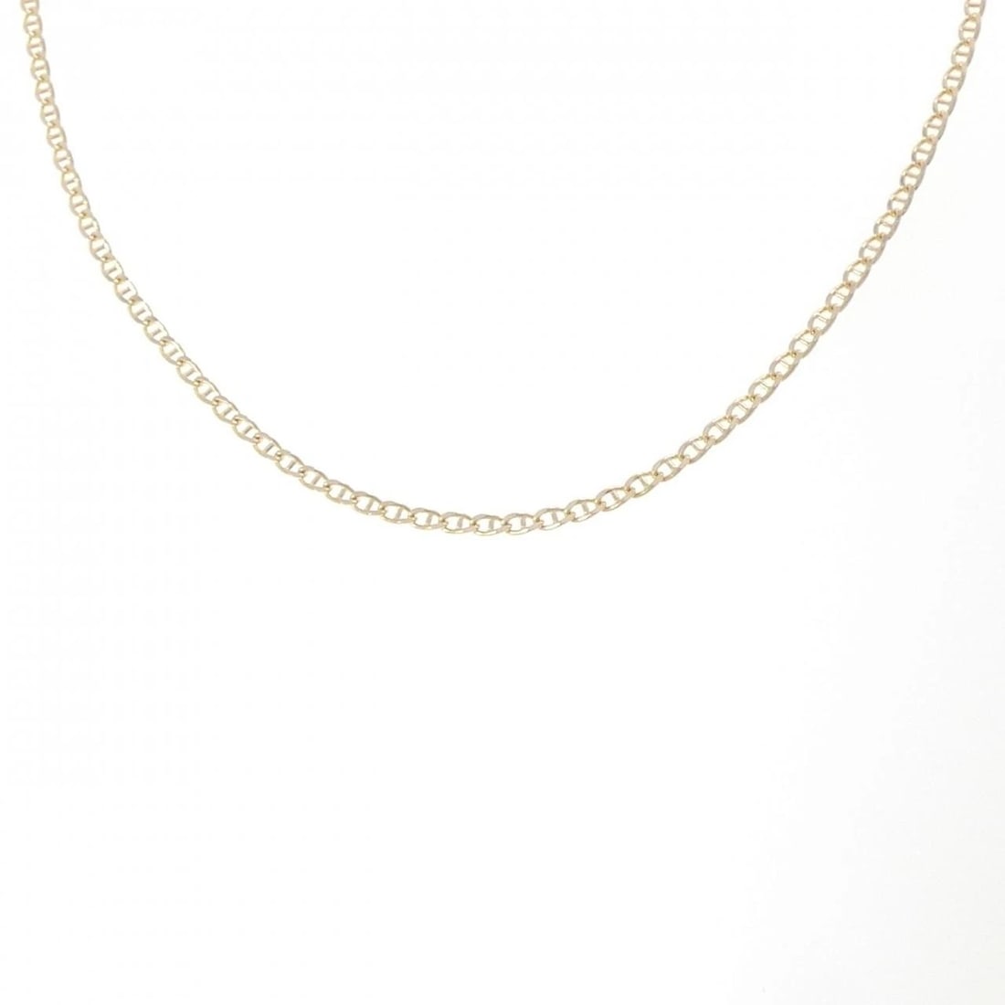 K18YG NECKLACE: K18YG Necklace Brand: Unbranded Type/Style: Necklace Material: K18YG Color: YG Size: Actual Size Chain maximum width approx.: 2.3mm Size 40cm Accessories: None Accessories Notice: When purchasing