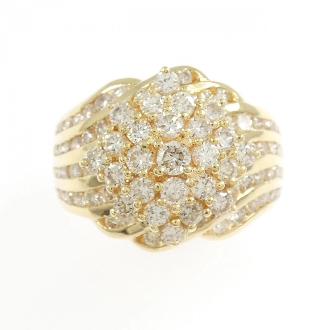 K18YG DIAMOND RING - 2