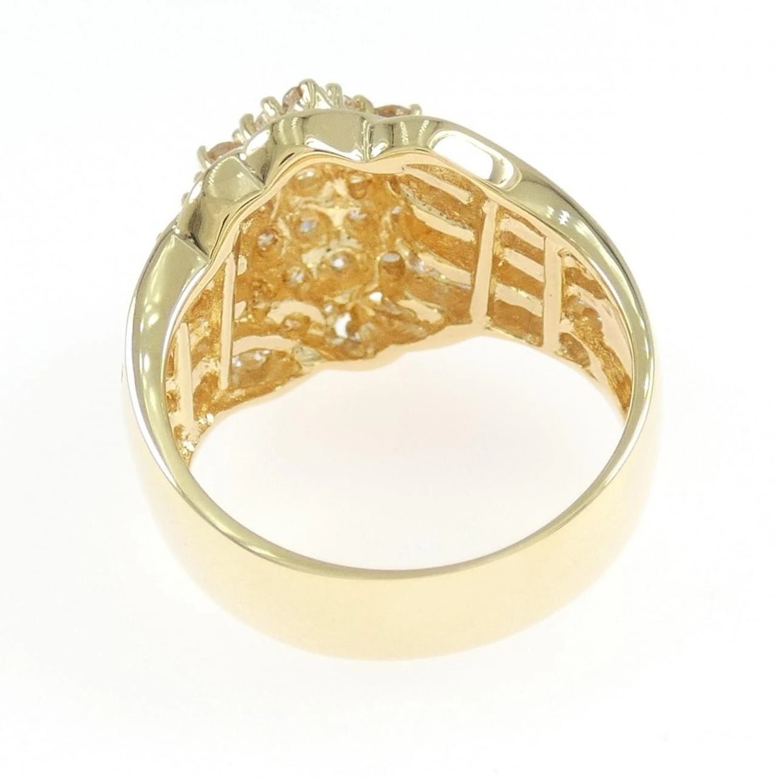 K18YG DIAMOND RING - 3