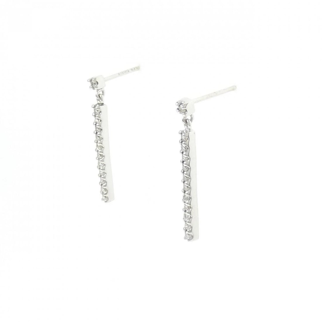 K18WG DIAMOND PIERCE - 2