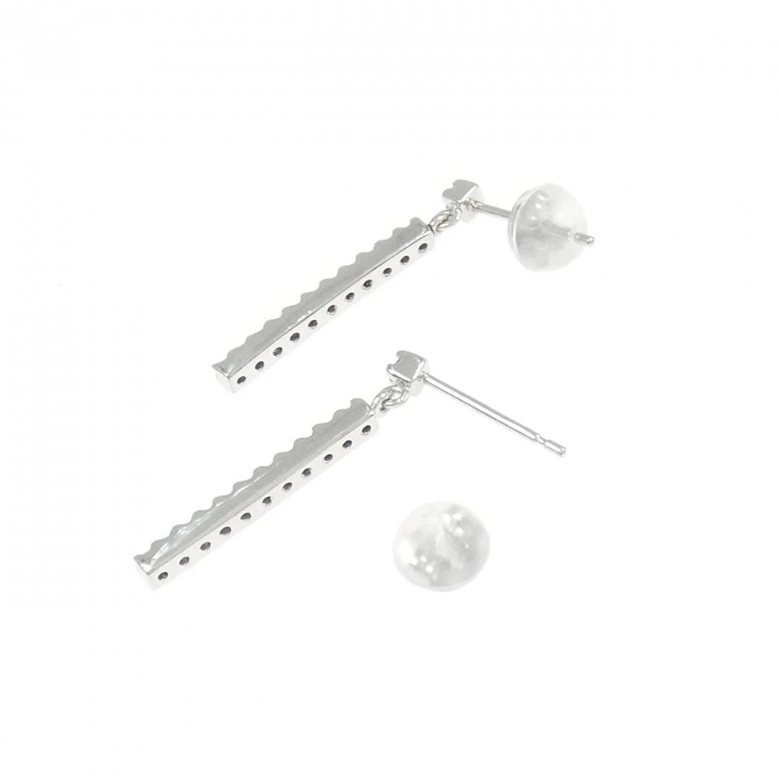 K18WG DIAMOND PIERCE - 3
