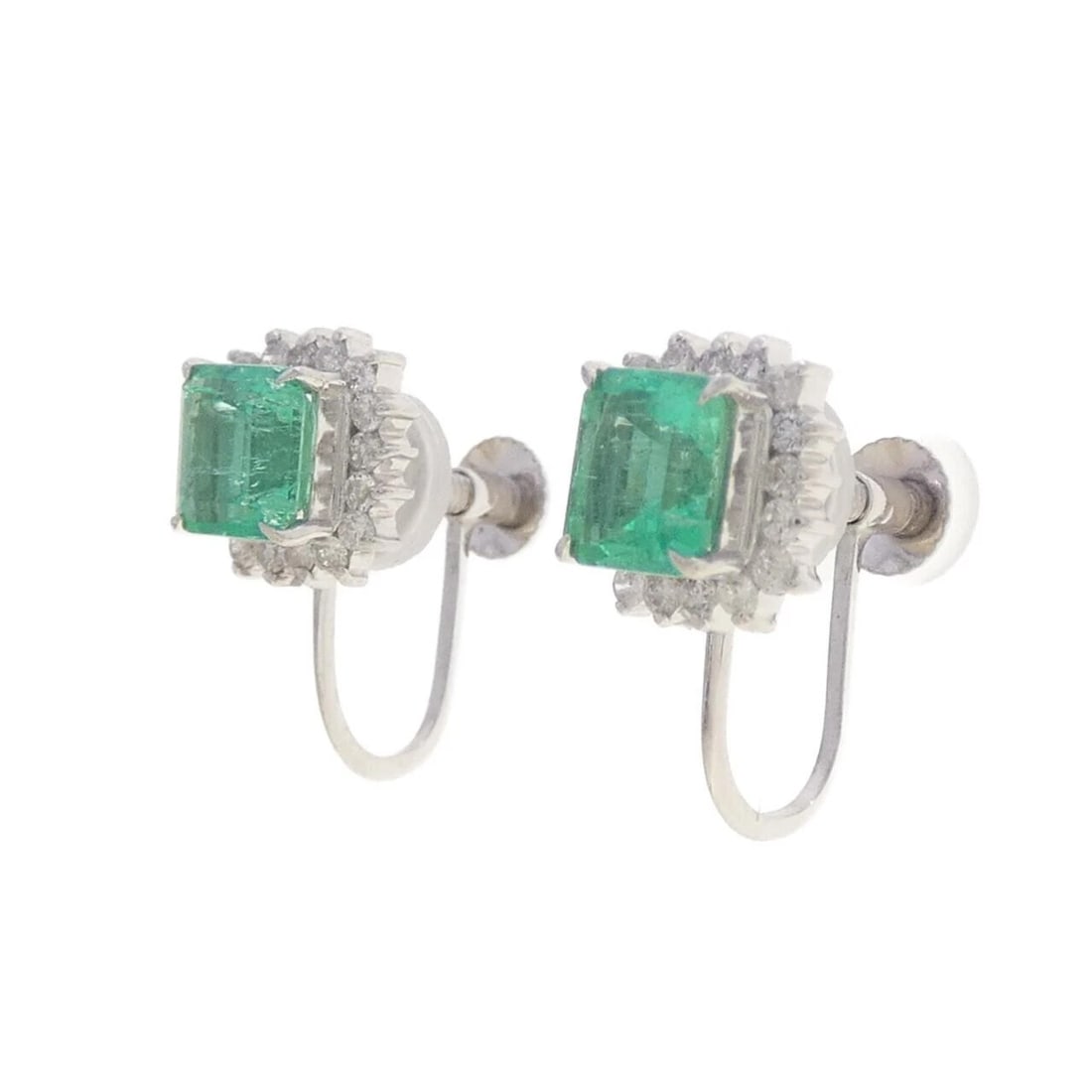 PT900/PT850 EMERALD EARRING - 2