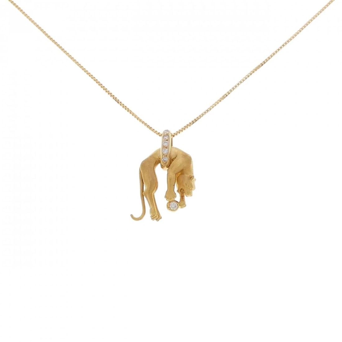 K21YG/K18YG DIAMOND NECKLACE: K21YG/K18YG Diamond Necklace Brand: Unbranded Type/Style: Diamond Necklace Material: K21YG/K18YG Color: YG Size: Actual Size Pendant length approx. x width approx.: 18.9mmx11.7mm Chain maximum width