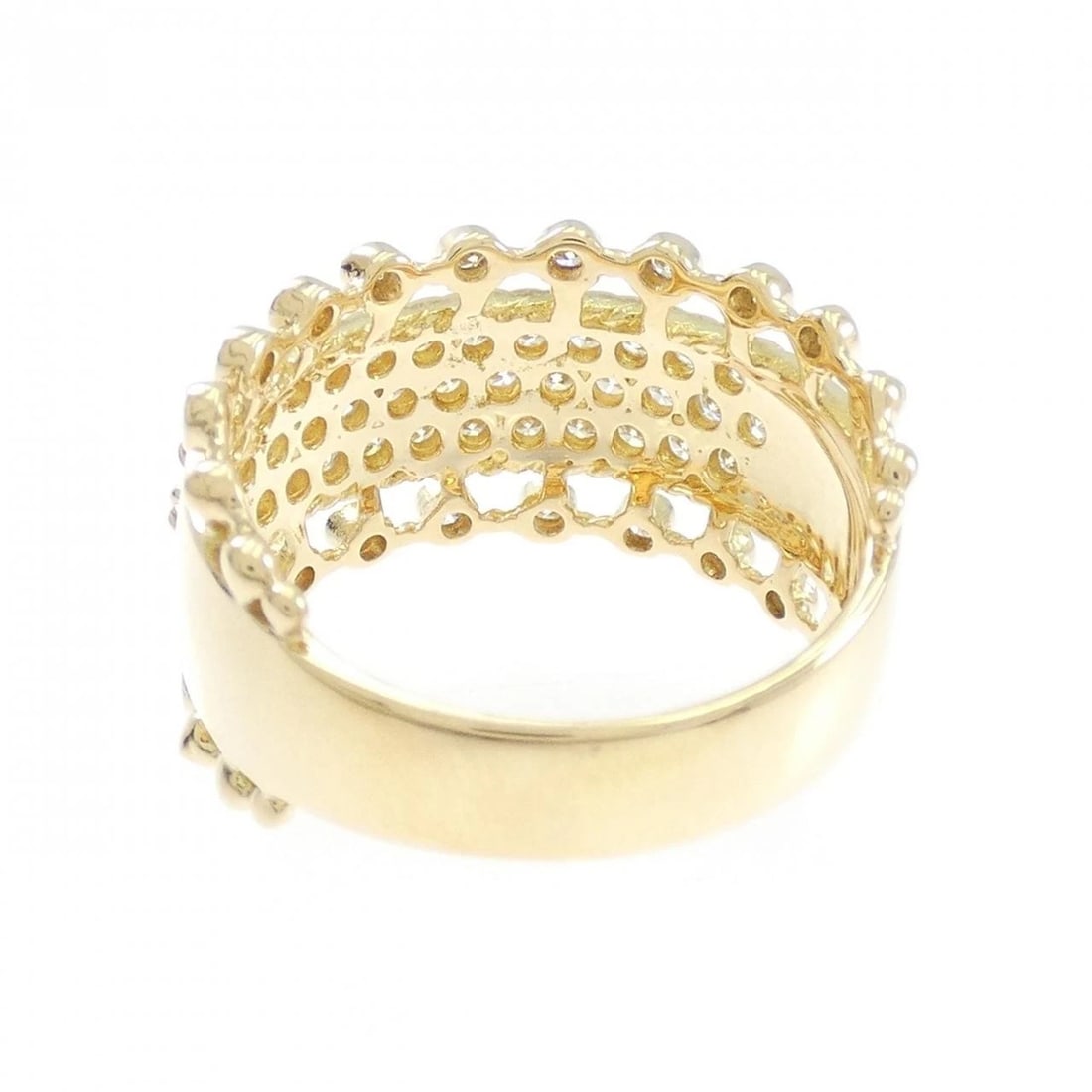 K18YG DIAMOND RING - 3