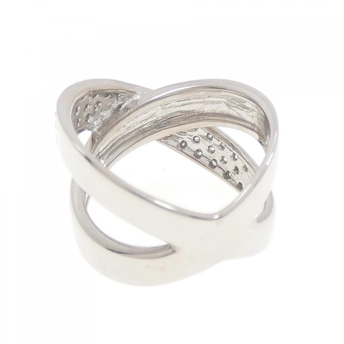 K18WG PAVE DIAMOND RING - 3