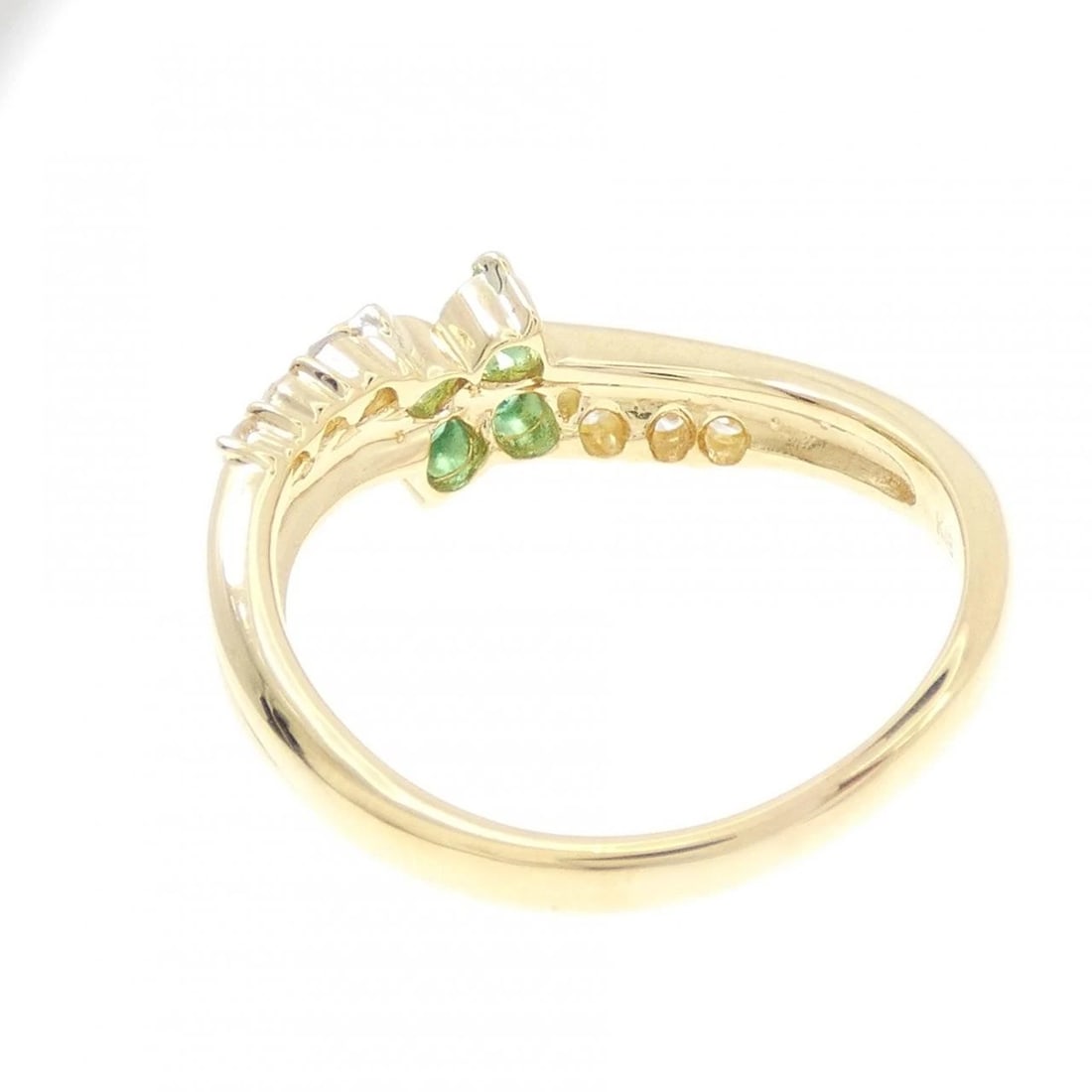 K18YG EMERALD RING - 3