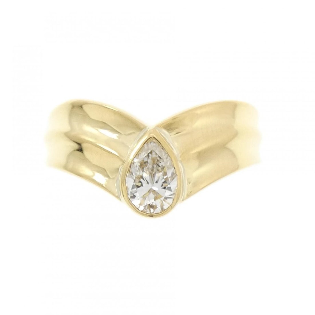 K18YG DIAMOND RING - 2