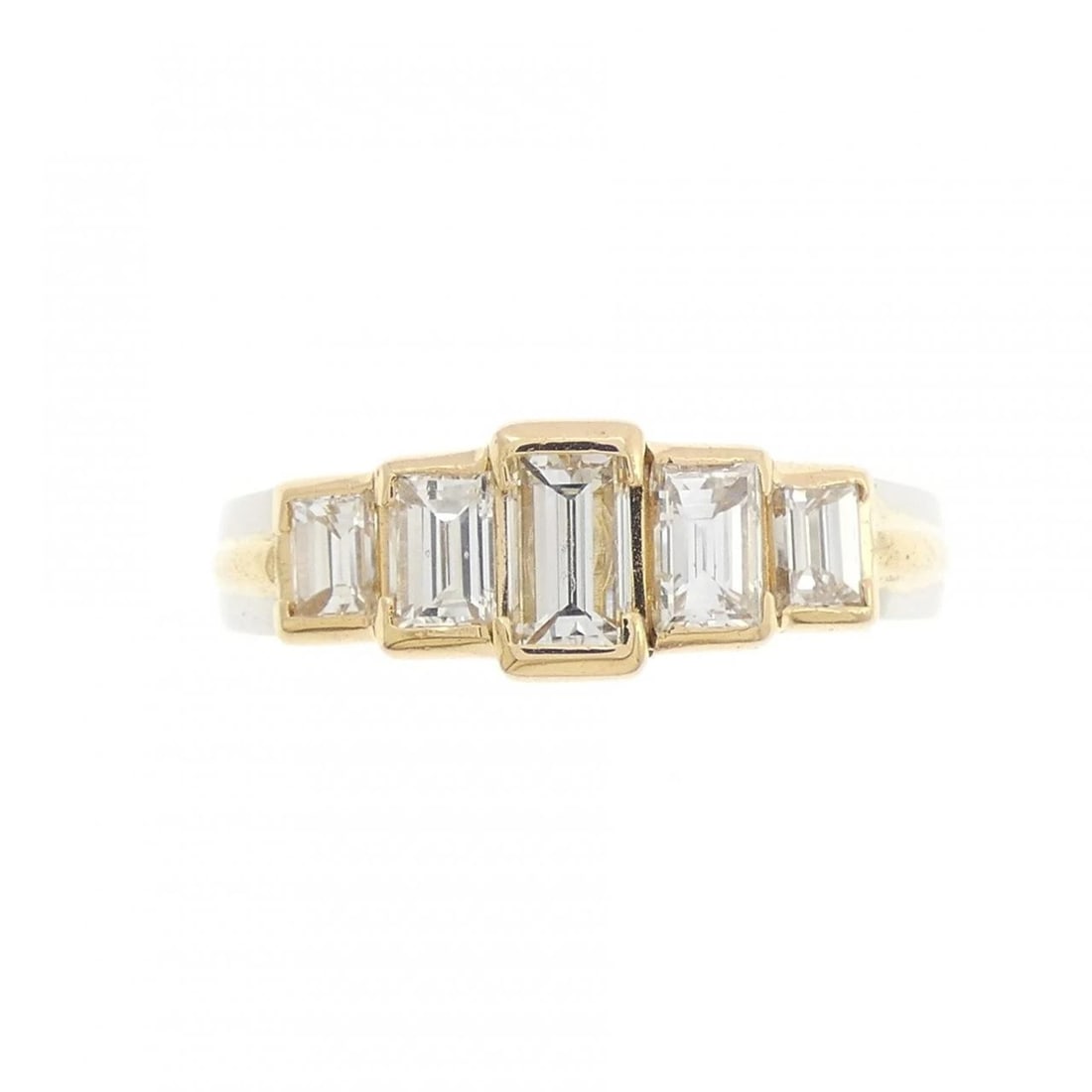 K18YG/PT900 DIAMOND RING: K18YG/PT900 Diamond Ring Brand: Unbranded Type/Style: Diamond Ring Material: K18YG/PT900 Color: YG Size: US6 1/4 Accessories: None Accessories Notice: When purchasing pre-owned goods, plea