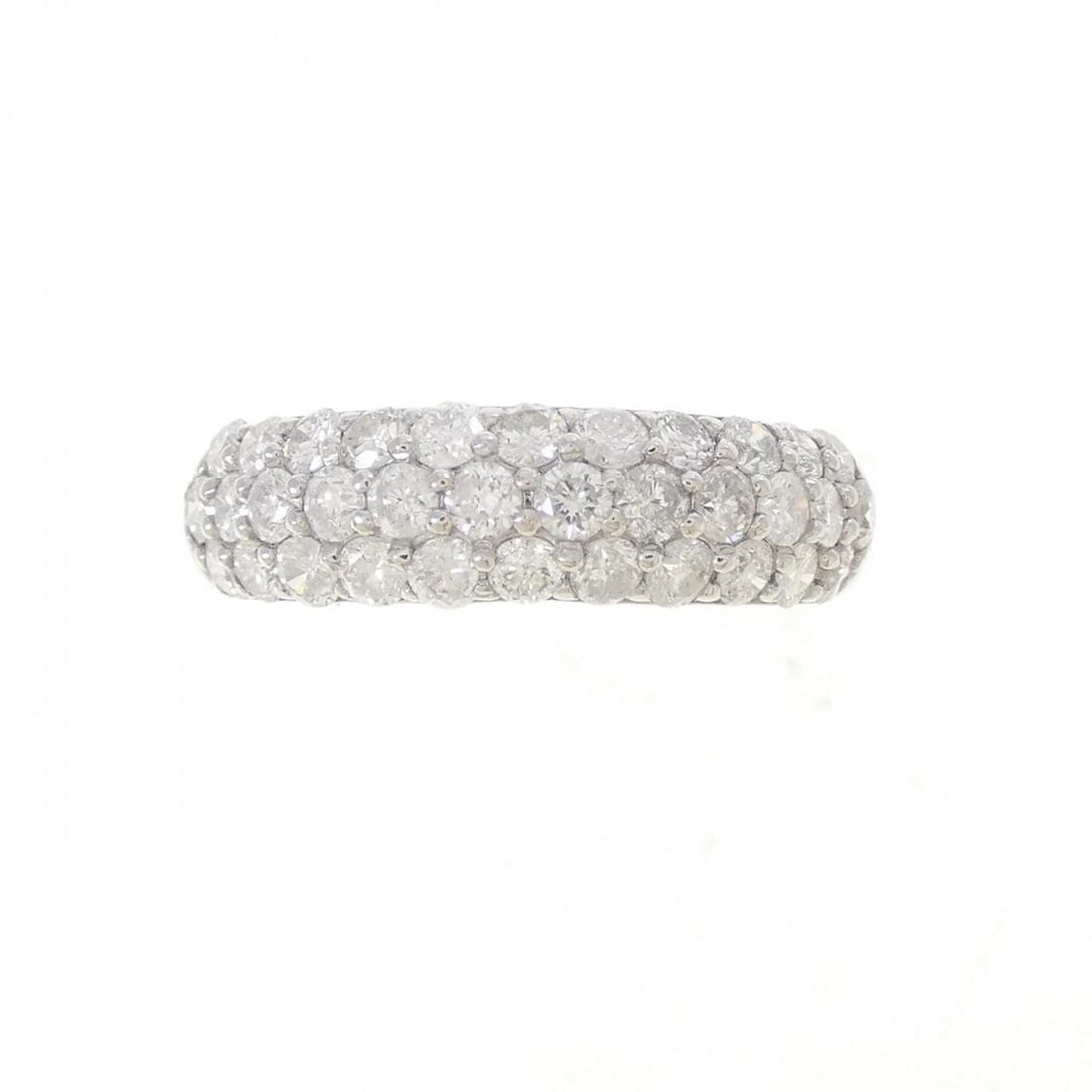 PT900 PAVE DIAMOND RING - 2