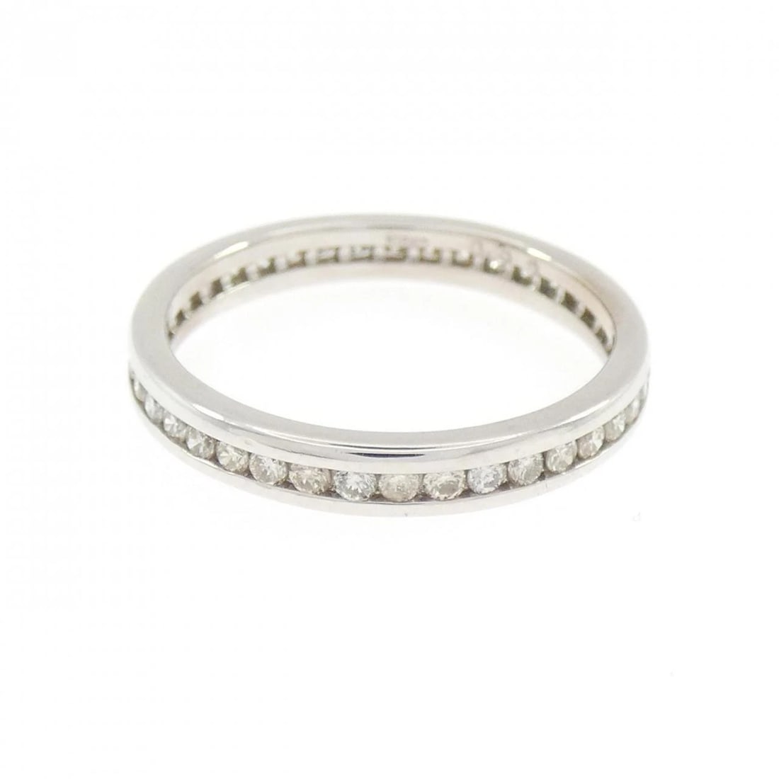 K18WG FULL ETERNITY DIAMOND RING: K18WG Full Eternity Diamond Ring Brand: Unbranded Type/Style: Diamond Ring Material: K18WG Color: WG Size: US6 1/4 Accessories: None Accessories Notice: When purchasing pre-owned goods, please refer